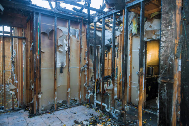 Professional Emergency Fire Cleanup technician working in Hudson, OH